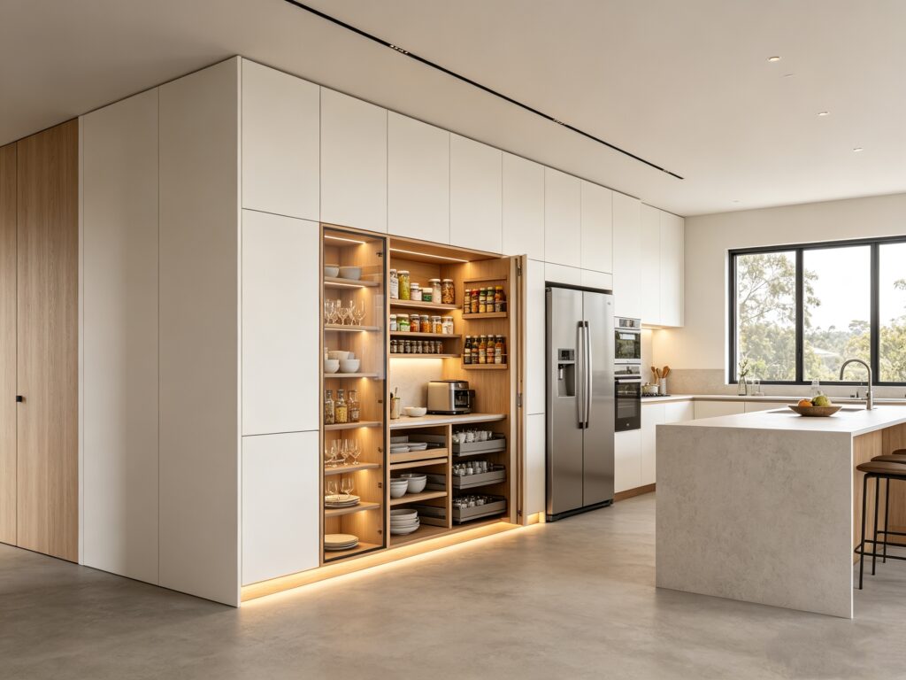 Premium Custom Pantry Cabinets