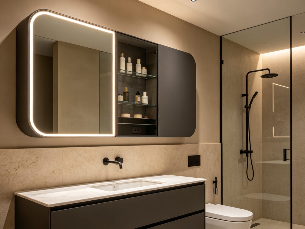 Bathroom Mirror Cabinets