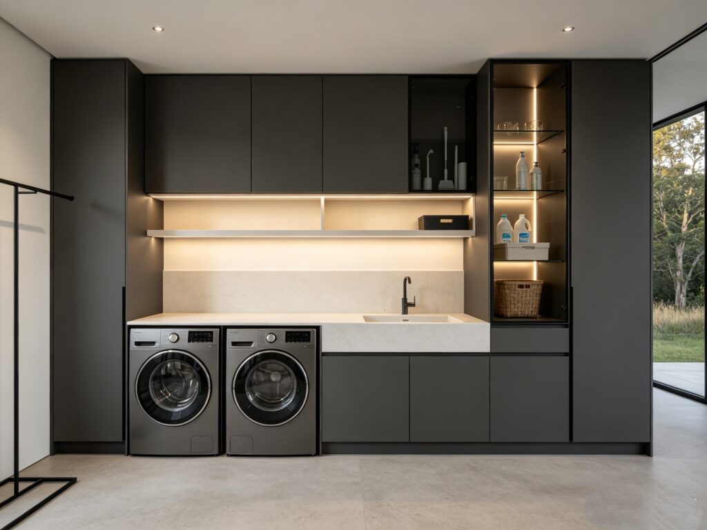 Premium Custom Laundry Cabinets