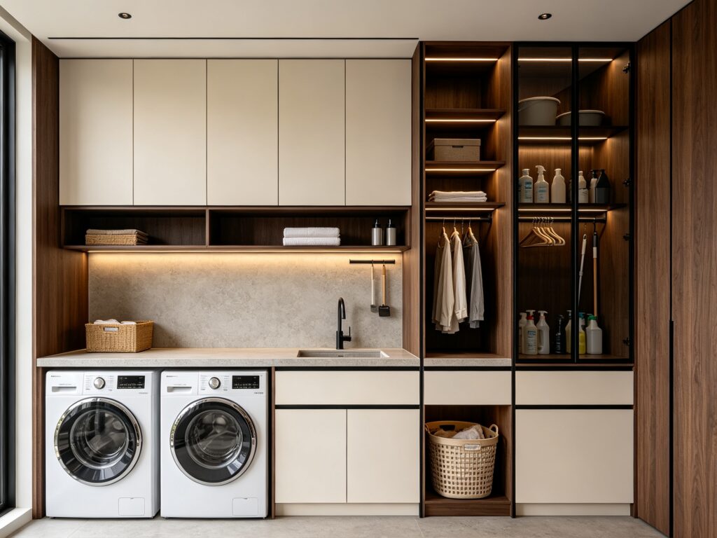 Premium Custom Laundry Cabinets